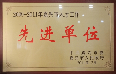 2009-2011年嘉興市人才工作先進單位